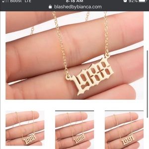 Year necklace